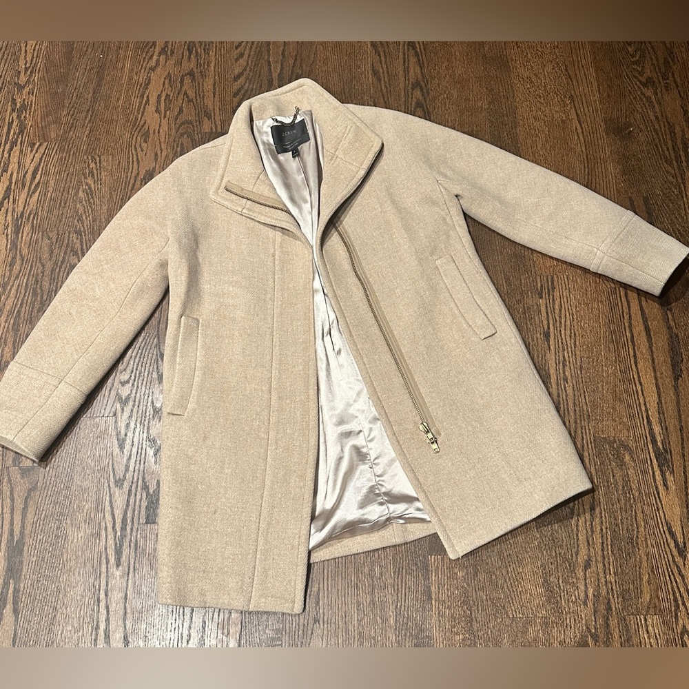 J. Crew Women's Wool Blend Coat - Stadium Cloth by Nello Gori